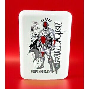 Fortnite The Seven The Foundation  2023 White 6 Can Mini Fridge Tested